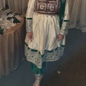 3 pieces Afghan traditional design clothes vintage